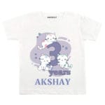 3 Years Cat Theme TEES