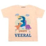 3 Years Dinosaur Theme TEES