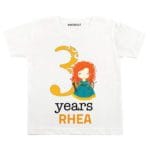 3 Years Princess Theme TEES