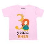 3 Years Princess Theme TEES