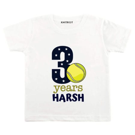 3 Years Sport Theme TEES