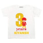 3 Years Superhero Theme TEES