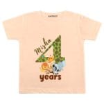 4 Years Animals Theme TEES