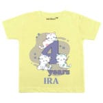 4 Years Cat Theme TEES