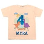 4 Years Dinosaur Theme TEES
