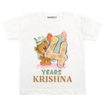 4 Years Teddy Theme TEES