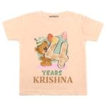 4 Years Teddy Theme TEES