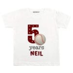 5 Years Sport Theme TEES