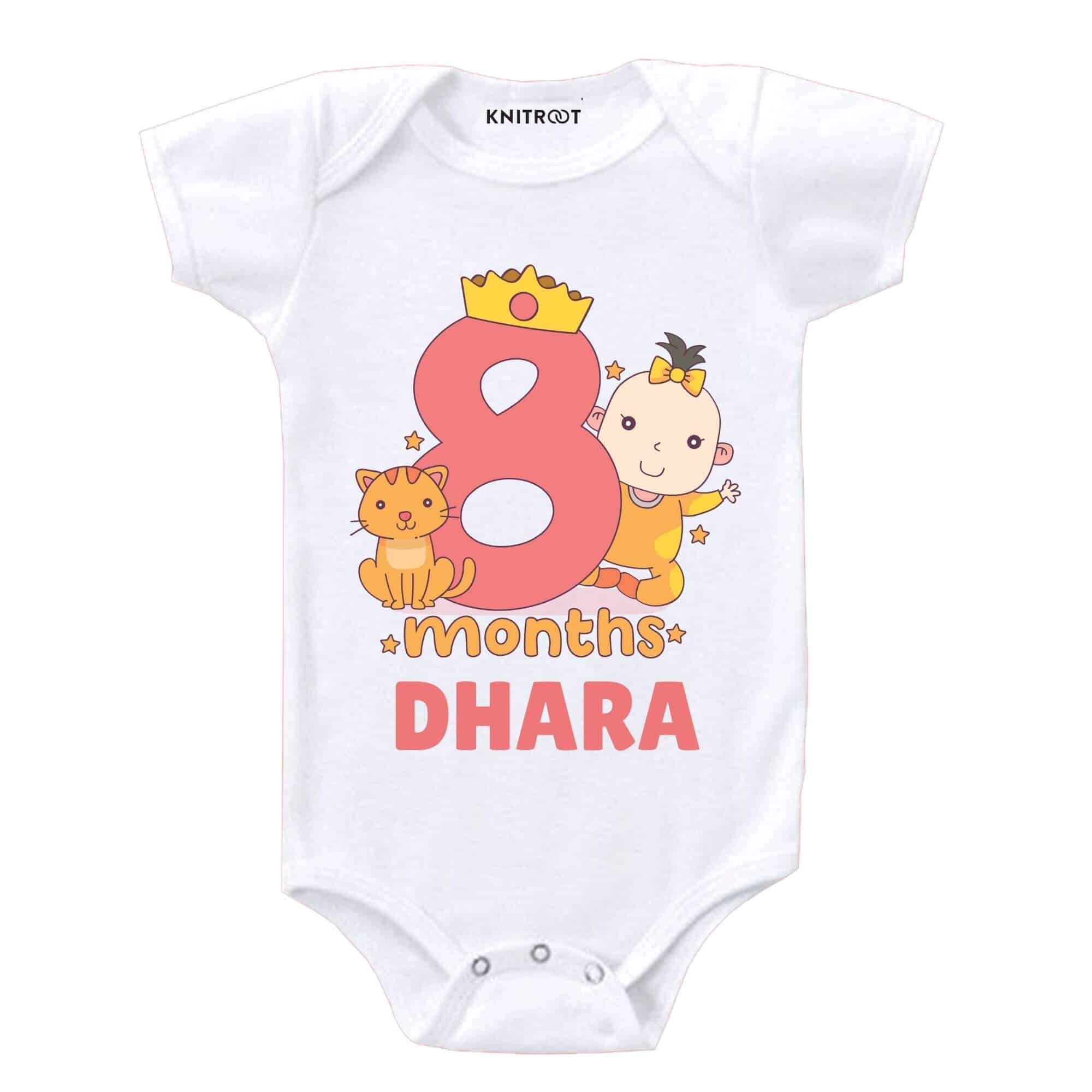 8 Months Baby Onesie