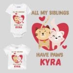 All My Siblings Have Have Paws Baby Outfit