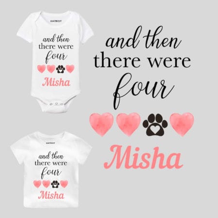 And Then There Were Four Baby Outfit