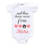 And Then There Were Four Baby Outfit