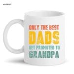 Best Dads Get Promoted To Grandpa Mug