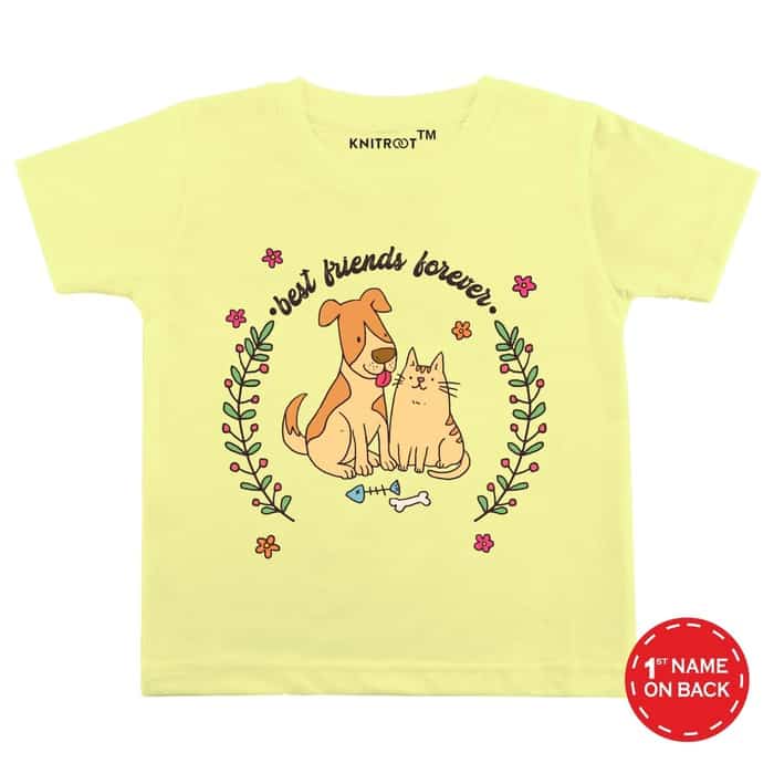 Best Firends Forever T-shirt (Yellow)