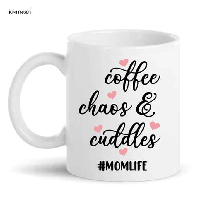 Coffee Chaos & Cuddles #MOMLIFE Mug