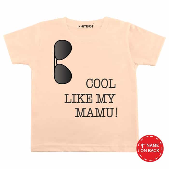 Cool Like My Mamu! T-shirt (Peach)