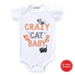 Crazy Cat Baby Baby Outfit