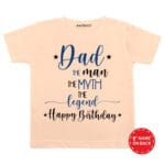 Dad The Myth The Legend Happy Birthday Baby Wear