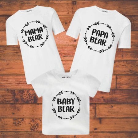 mommy daddy and baby matching outfits