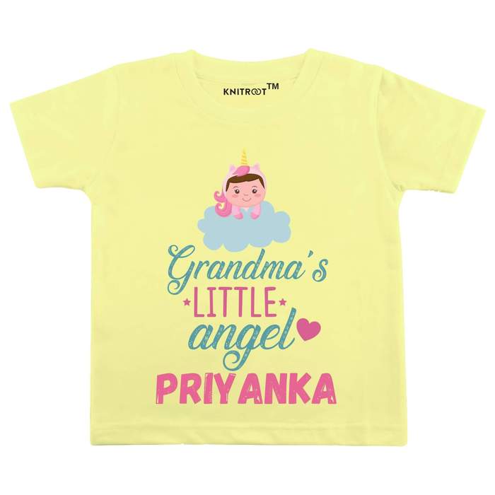 Grandma's Little Angel T-shirt (Yellow)