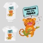 Handsome Like My Mamu Baby Outfit