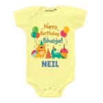 Happy Birthday Bhaiya Baby Wear