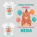 Happy Birthday Maasi I Love You So Much Baby Wear