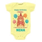 Happy Birthday Maasi I Love You So Much Baby Wear