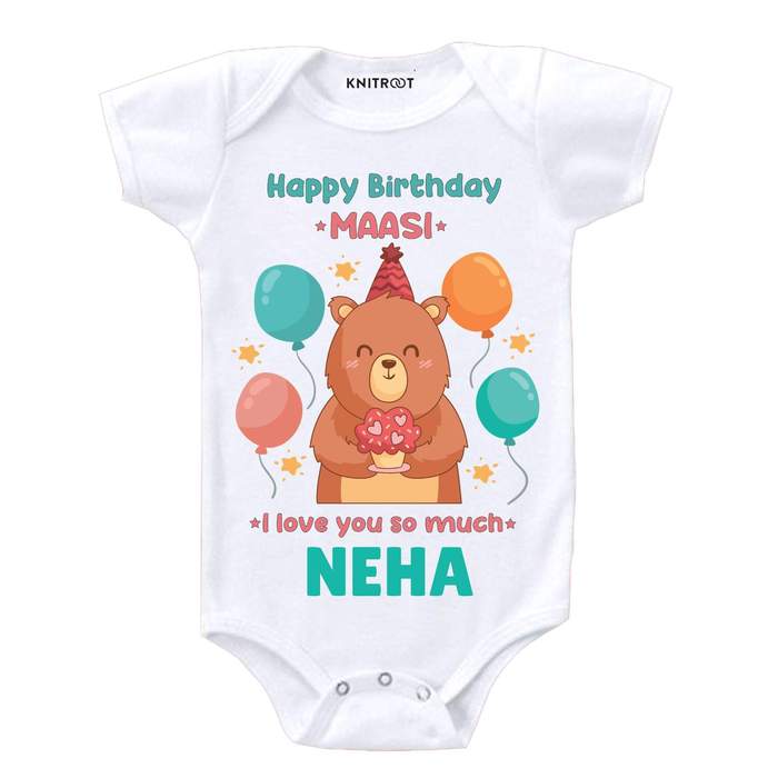Happy Birthday Maasi I Love You So Much Onesie