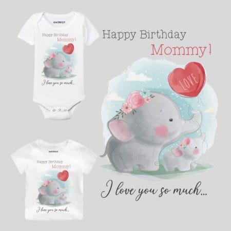 happy birthday mummy baby outfit