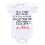 Happy Birthday to My The Best Daddy Baby Wear