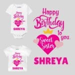 Happy Birthday to You Sweet Sister Baby Wear