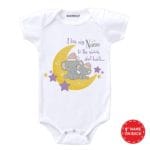 I Love My Nanu To The Moon And Back Baby Outfit