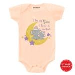 I Love My Nanu To The Moon And Back Baby Outfit