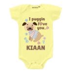 I Puggin Iove You… Baby Outfit