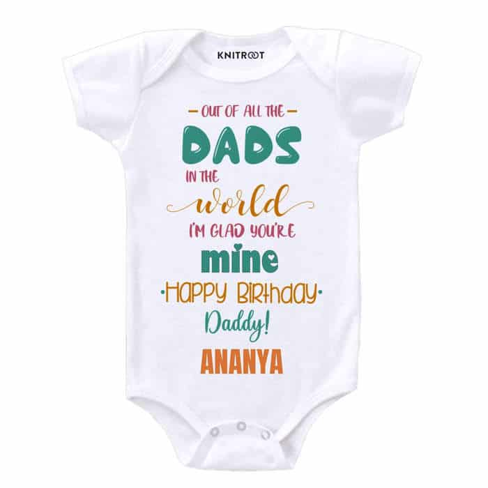 Im Glad You're Mine Dad Onesie