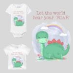 Let The World Hear Your Roar Baby Clothes