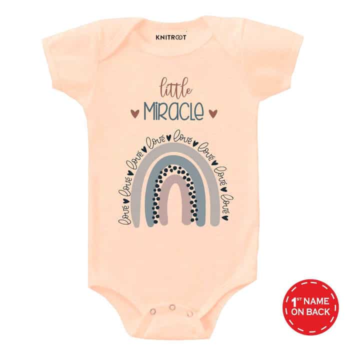 Little Miracle Onesie (Peach)