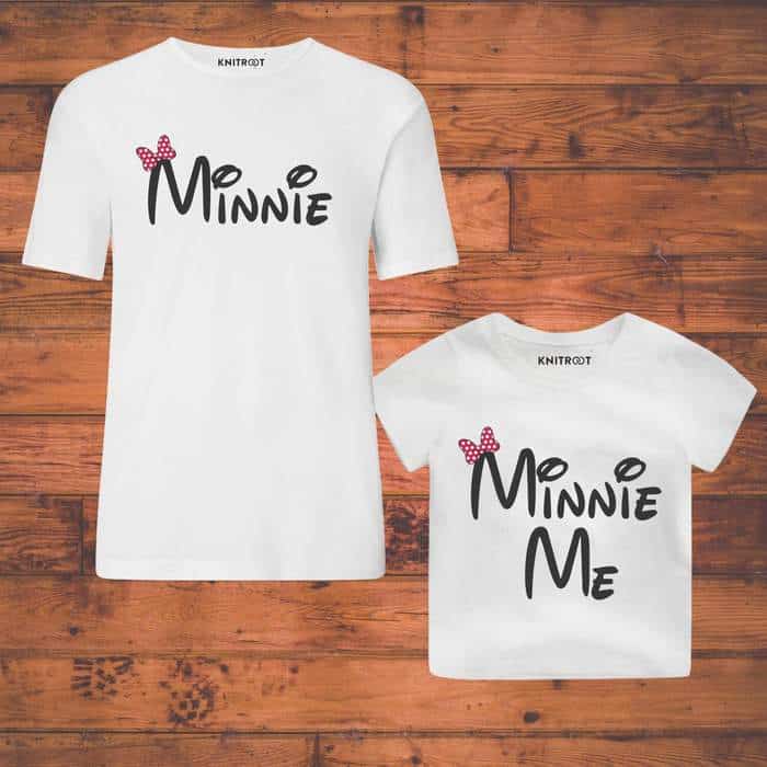 Minnie Me Combo mom and daughter matching outfits