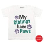 My Siblings Have Paws Baby Outfit