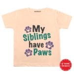 My Siblings Have Paws Baby Outfit