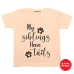 My Siblings Have Tails Baby Outfit