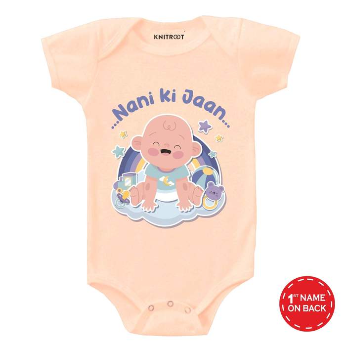 Nani Ki Jaan Onesie (Peach)