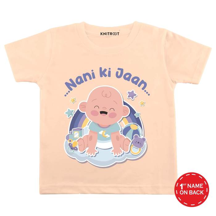 Nani Ki Jaan T-shirt (Peach)