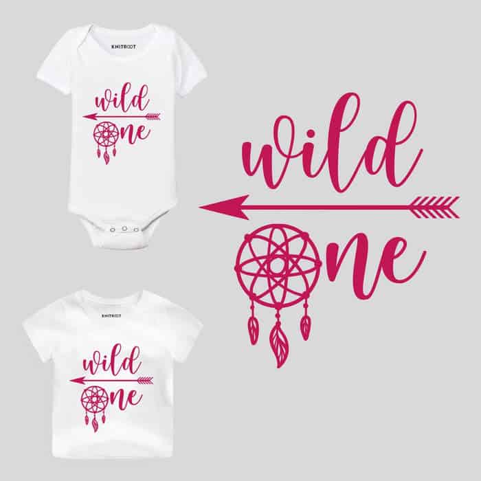 One Wild Baby Wear baby onesies 0-3 months