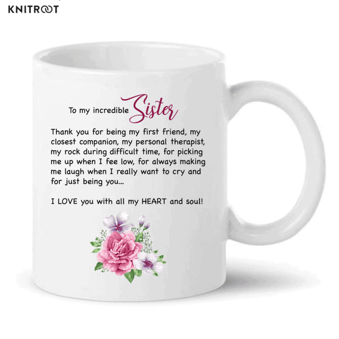 To My Incredible Sister Mug (2)
