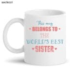 World's Best Sister Mug