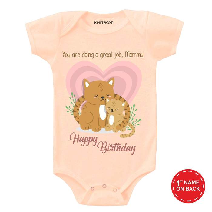 You Are Doing A Great Job, Mommy! Onesie (Peach)