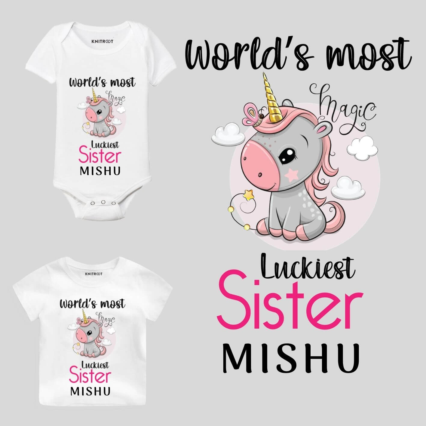 luckiest sister sister t shirt
