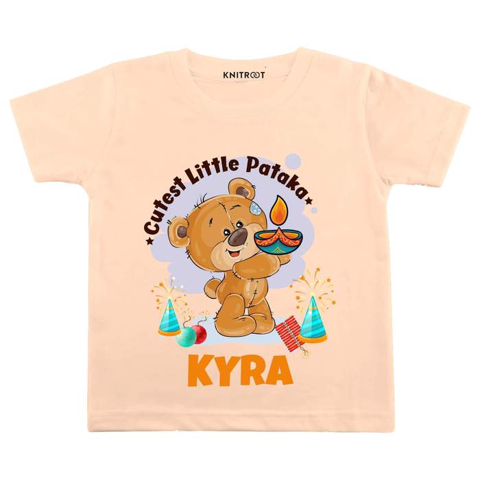 Cutest Little Pataka T-shirt (Peach)